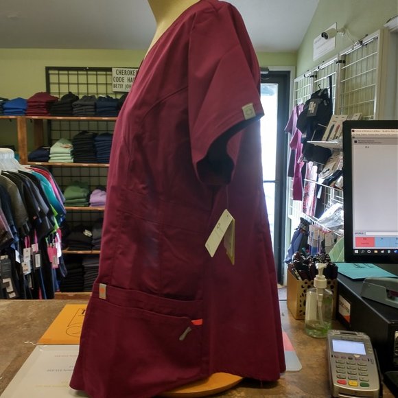 Code Happy Scrub Top (Large Sizes) - Picture 2 of 5